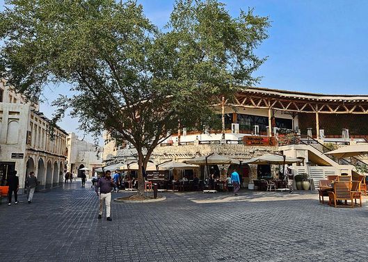 im alten Marktviertel "Souq Waqif"