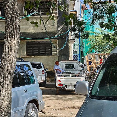 oder beobachteten einfach die Leute in Stonetown