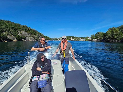 mit unseren Gästen auf Bootstour