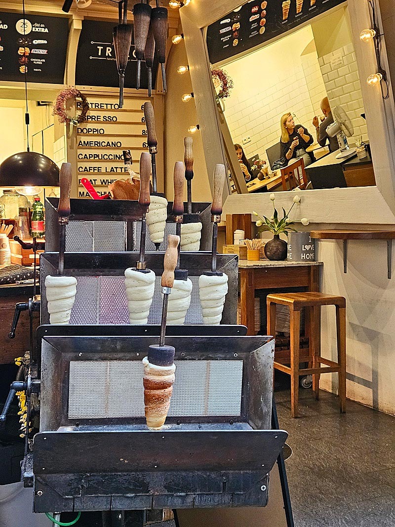 das typische Gebäck namens Trdelnik