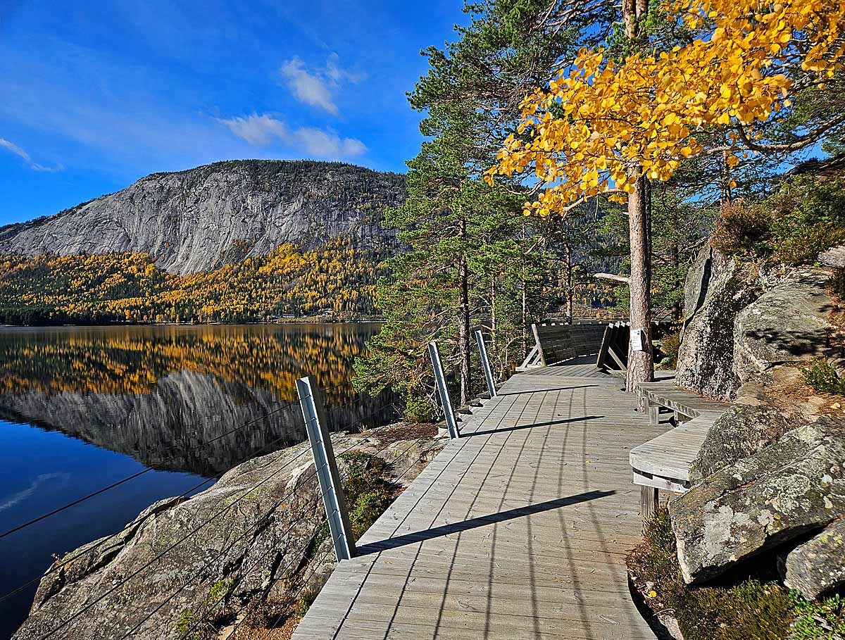 der Weg rund um die Halbinsel
