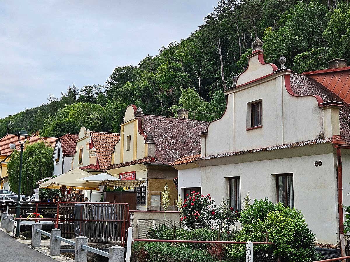 auch in Karlstein gibt es schöne historische Häuser