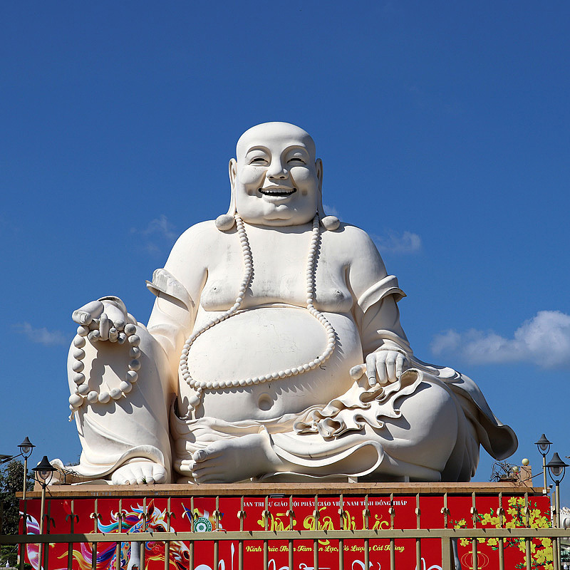 Buddha an der Vinh Trang Pagode