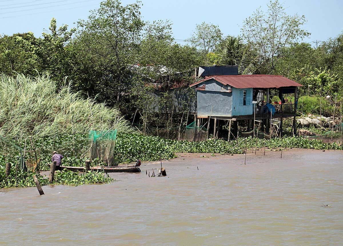 wieder unterwegs auf dem Mekong....