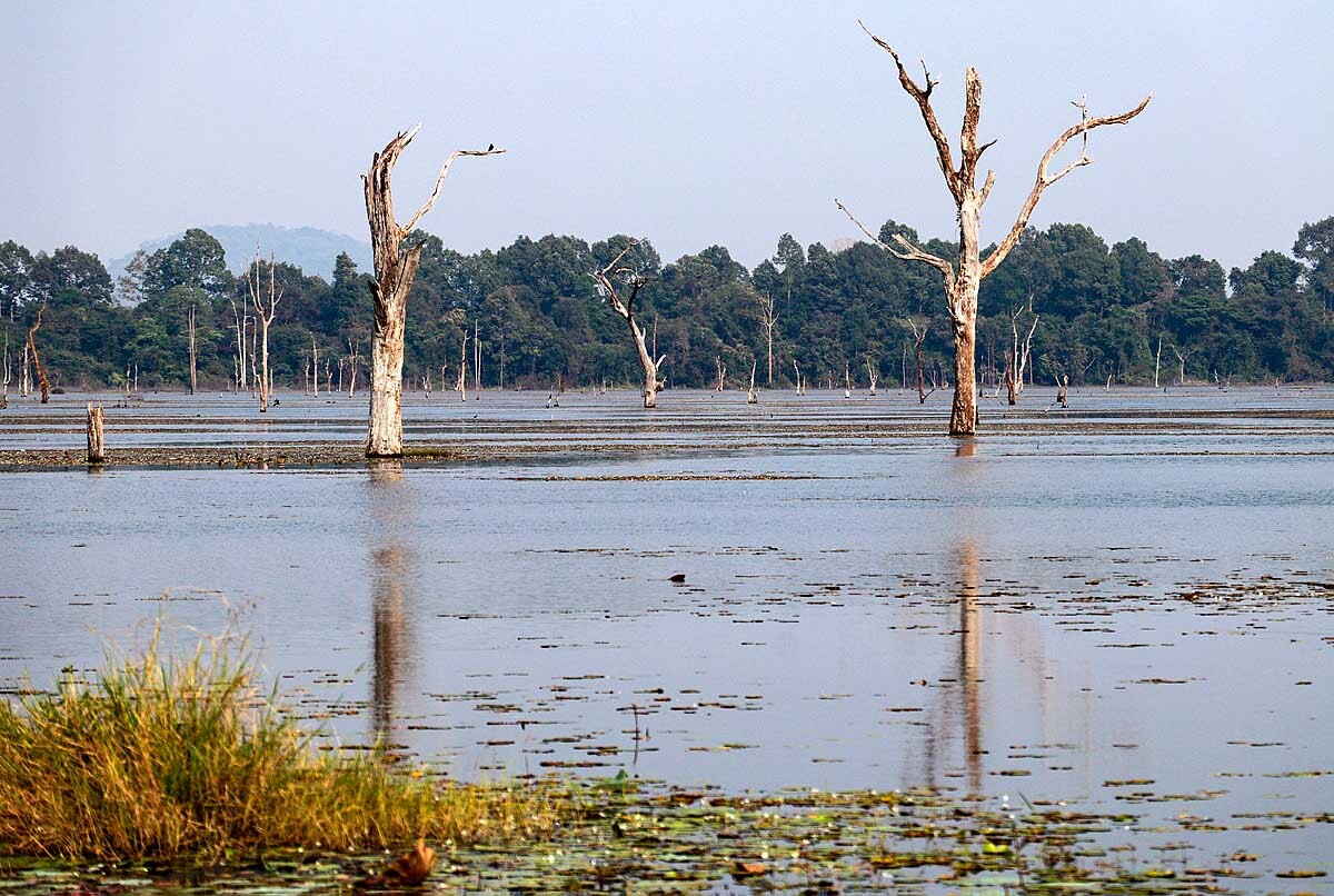 über diesen Stausee kommt man zum "Neak Pean Tempel"
