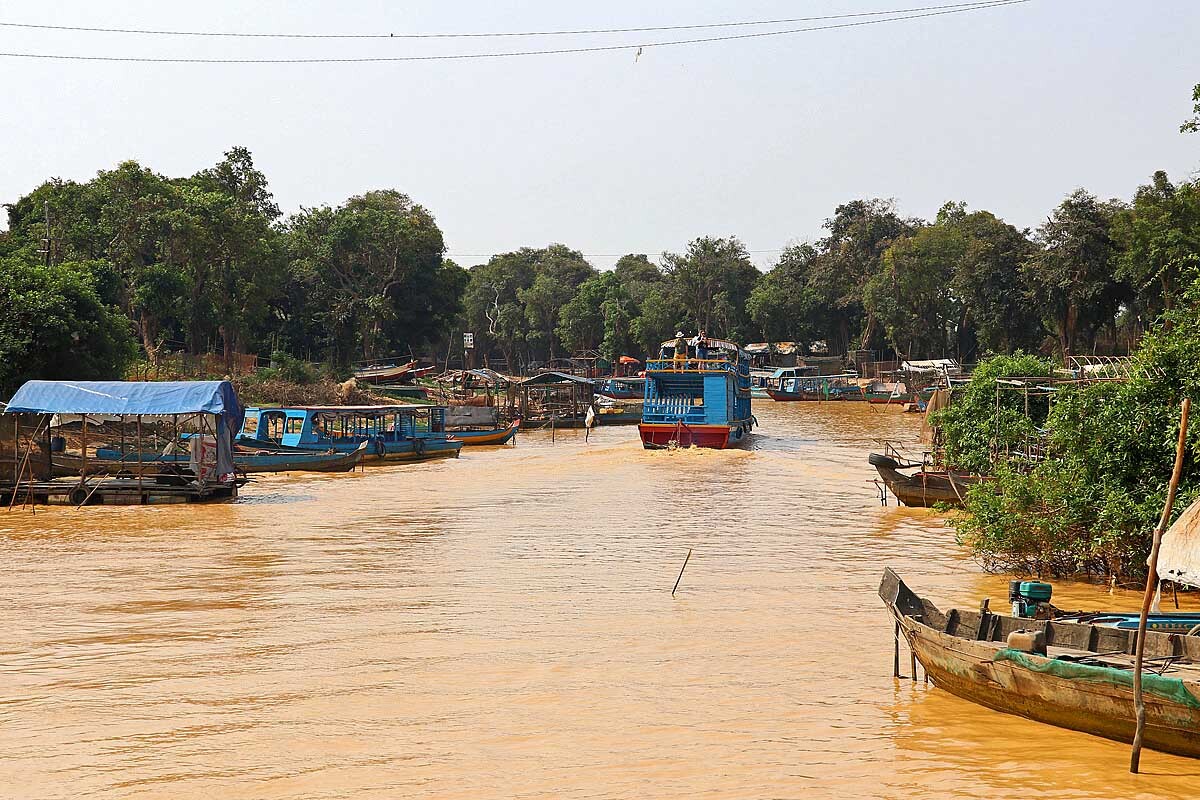 die Bootsfahrt ging weiter Richtung See