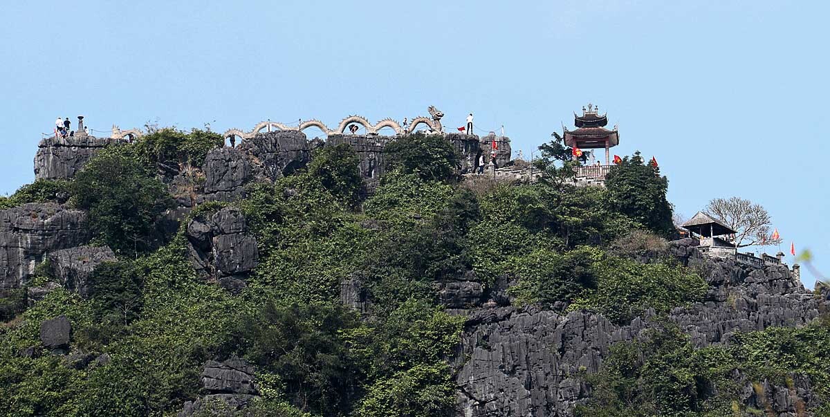 Blick auf mein nächstes Ziel, der Ngoa Long Mountain