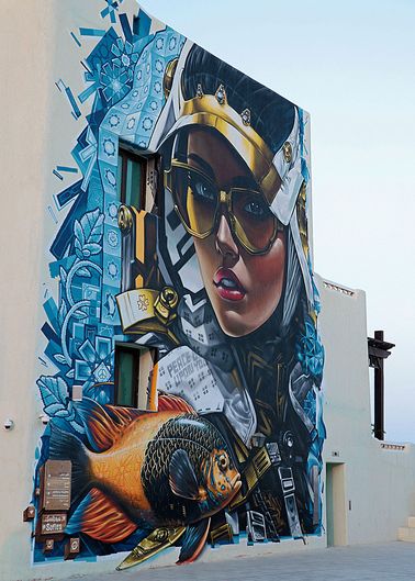 tolle Streetart gab es auch zu bewundern