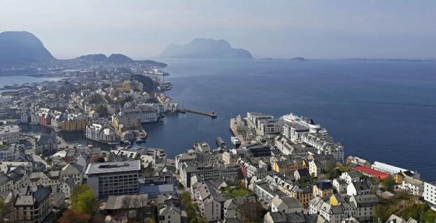 Blick auf Ålesund