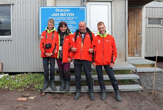 auf der Insel Jan-Mayen