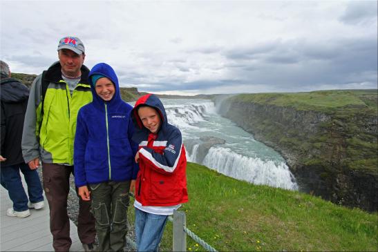 am Gullfoss, Island