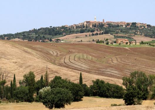 auf der Fahrt nach Pienza