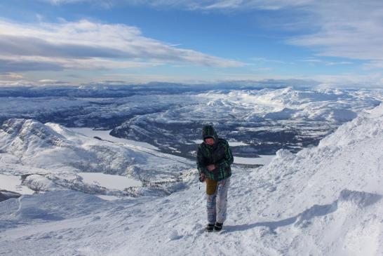 Blick vom Gaustatoppen