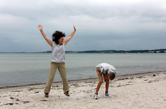 Spaß am deutschen Nordseestrand