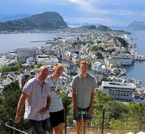 Blick auf Ålesund